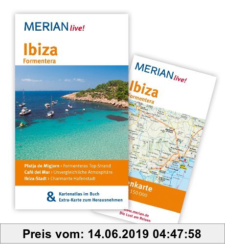 Gebr. - Ibiza Formentera: MERIAN live! Mit Kartenatlas im Buch und Extra-Karte zum Herausnehmen