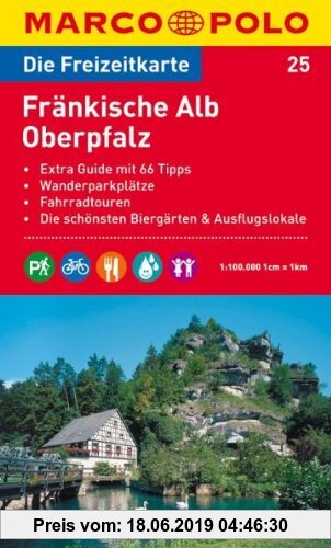 Gebr. - MARCO POLO Freizeitkarte Fränkische Alb, Oberpfalz 1:100.000