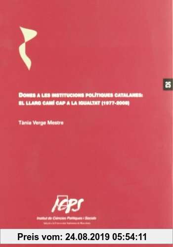 Gebr. - Dones a les institucions polítiques catalanes : el llarg camí cap a la igualtat (1977-2008)