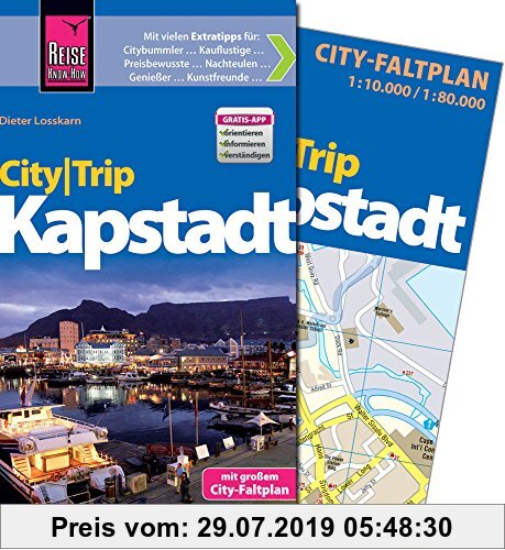 Gebr. - Reise Know-How CityTrip Kapstadt: Reiseführer mit Faltplan und kostenloser Web-App