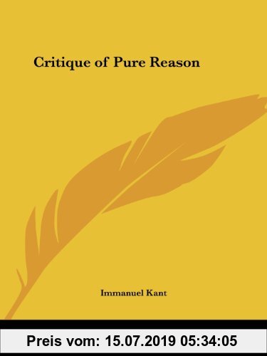 Gebr. - Critique of Pure Reason