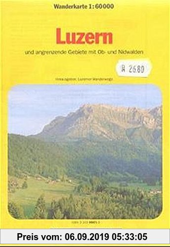 Gebr. - Kümmerly & Frey Karten, Luzern und angrenzende Gebiete mit Ob- und Nidwalden (Kümmerly+Frey Wanderkarten)