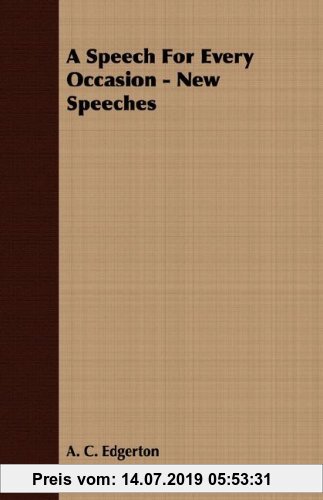 Gebr. - A Speech For Every Occasion - New Speeches