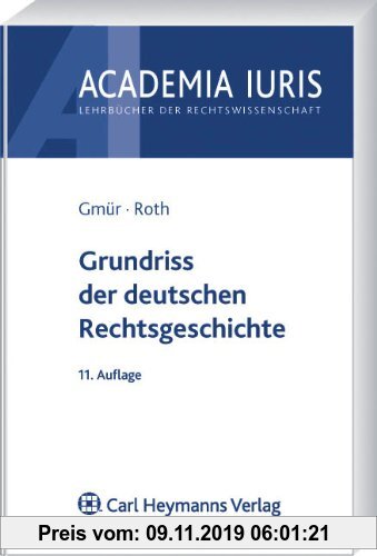 Gebr. - Grundriss der deutschen Rechtsgeschichte
