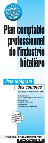 Gebr. - Plan comptable professionnel de l'industrie hôtelière : Liste intégrale des comptes