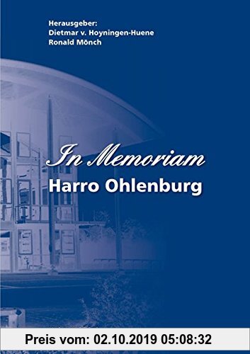 Gebr. - In Memoriam - Harro Ohlenburg