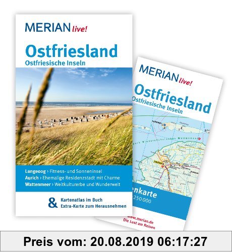 Gebr. - Ostfriesland Ostfriesische Inseln: MERIAN live! Mit Kartenatlas im Buch und Extra-Karte zum Herausnehmen: Langeoog: Fitness- und Sonneninsel