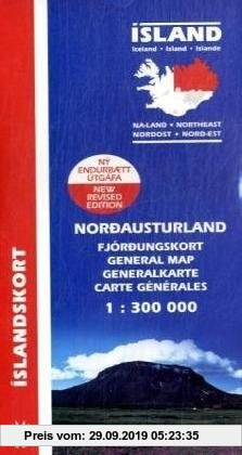 Gebr. - Island. Nordost 1 : 300 000: North East (Maps of Iceland)