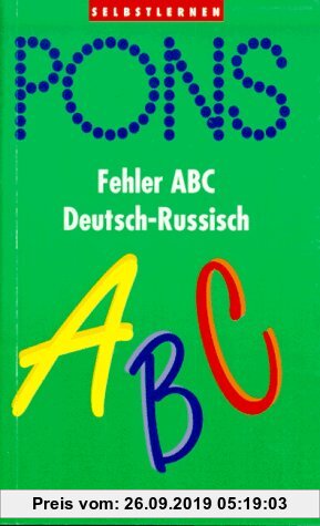 Gebr. - PONS Fehler ABC Deutsch - Russisch