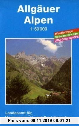 Gebr. - Topographische Sonderkarten Bayern: Allgäuer Alpen