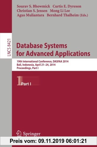 Gebr. - Database Systems for Advanced Applications: 19th International Conference, DASFAA 2014, Bali, Indonesia, April 21-24, 2014. Proceedings, Part