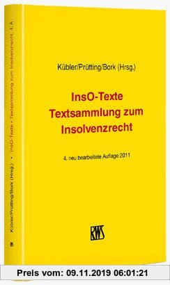 Gebr. - InsO-Texte: Textsammlung zum Insolvenzrecht