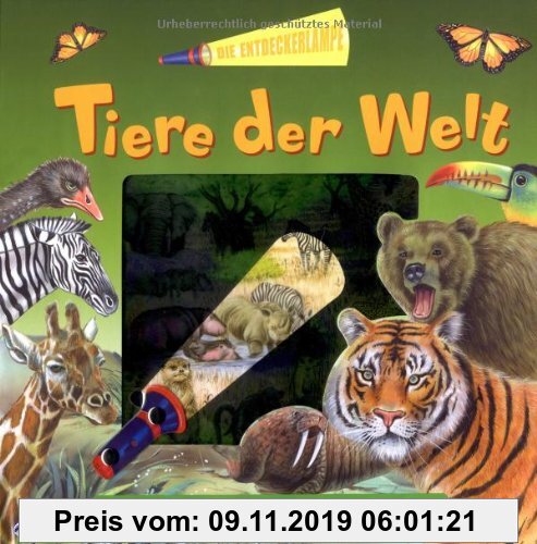Gebr. - Die Entdeckerlampe - Tiere der Welt: Leuchten, staunen und entdecken