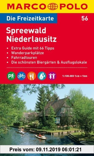 Gebr. - MARCO POLO Freizeitkarte Spreewald, Niederlausitz 1:100.000