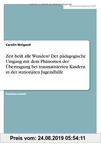 Gebr. - Zeit heilt alle Wunden? Der pädagogische Umgang mit dem Phänomen der Übertragung bei traumatisierten Kindern in der stationären Jugendhilfe
