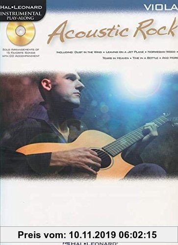 Gebr. - Acoustic Rock: Instrumental Play-Along for Viola (Play Along Book & CD)