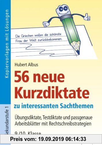 Gebr. - 9./10. Klasse - Übungsdiktate, Testdiktate und passgenaue Arbeitsblätter mit Rechtschreibstrategien: Kopiervorlagen mit Lösungen