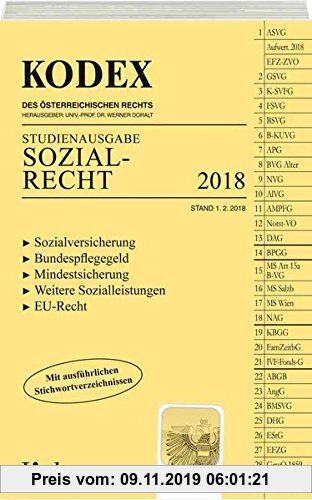 Gebr. - KODEX Sozialrecht: Studienausgabe (Kodex Studienausgabe)