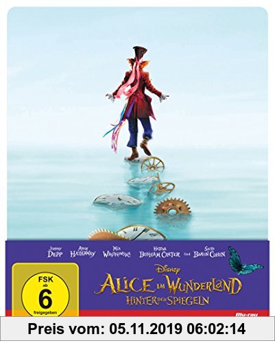 Gebr. - Alice im Wunderland: Hinter den Spiegeln (3D+2D) Steelbook [3D Blu-ray] [Limited Edition]
