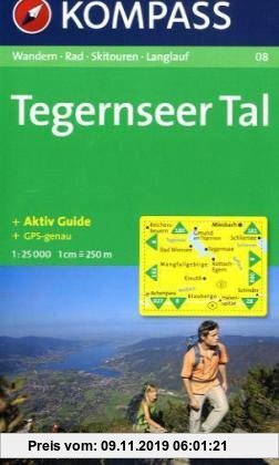 Gebr. - Tegernseer Tal: Wandern / Rad / Skitouren / Langlauf. GPS-genau. 1:25.000