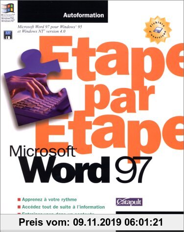 Gebr. - MICROSOFT WORD 97 ETAPE PAR ETAPE. Avec une disquette