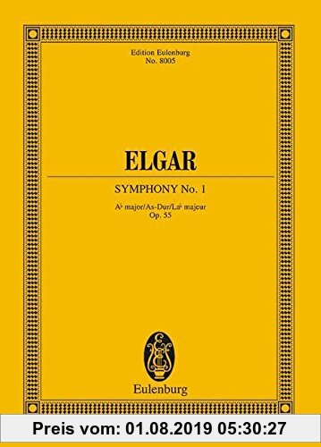 Gebr. - Symphonie Nr. 1 As-Dur: op. 55. Orchester. Studienpartitur. (Eulenburg Studienpartituren)
