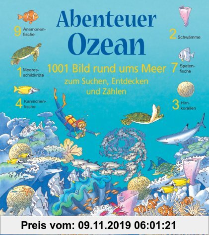 Gebr. - Abenteuer Ozean: 1001 Bilder rund ums Meer, zum Suchen, Entdecken und Zählen