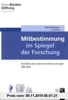 Gebr. - Mitbestimmung im Spiegel der Forschung: Eine Bilanz der empirischen Untersuchungen 1952-2010