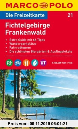 Gebr. - MARCO POLO Freizeitkarte Fichtelgebirge, Frankenwald 1:100.000: Extra Guide mit 66 Tipps / Wanderparkplätze / Fahrradtouren / Die schönsten Bi