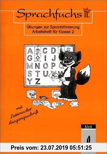Gebr. - Sprachfuchs II, Ausgabe für Rheinland-Pfalz, neue Rechtschreibung, Arbeitsheft für Klasse 2, Lateinische Ausgangsschrift