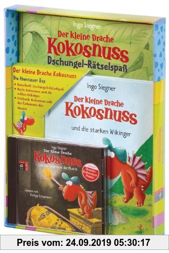 Gebr. - Der kleine Drache Kokosnuss - Das Abenteuer-Box-Set: Buch+CD+Beschäftigungsheft