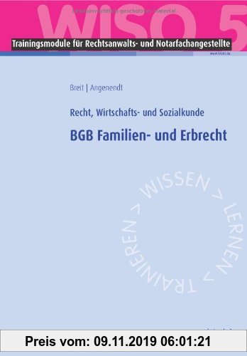 Gebr. - Trainingsmodul RENO - BGB Familien- und Erbrecht (WISO 5): Recht, Wirtschafts- und Sozialkunde