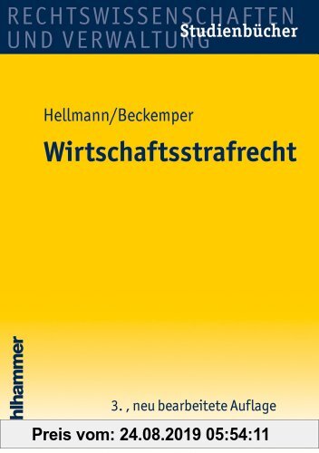 Gebr. - Wirtschaftsstrafrecht (Studienbucher Rechtswissenschaften Und Verwaltung)