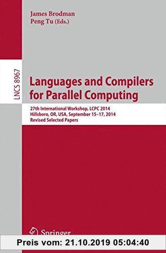 Gebr. - Languages and Compilers for Parallel Computing (Lecture Notes in Computer Science)