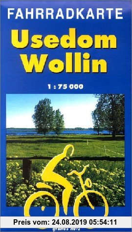 Gebr. - Fahrradkarte Usedom - Wollin: Mit Ostseeküsten-Radweg. 1:75.000
