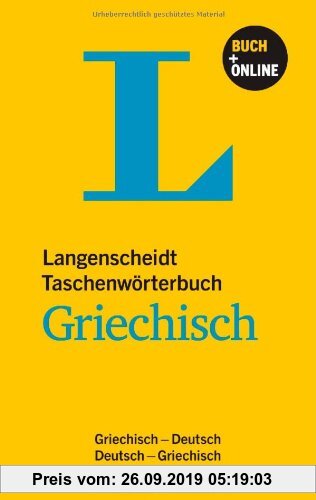 Gebr. - Langenscheidt Taschenwörterbuch Griechisch - Buch mit Online-Anbindung: Griechisch-Deutsch/Deutsch-Griechisch (Langenscheidt Taschenwörterbüch