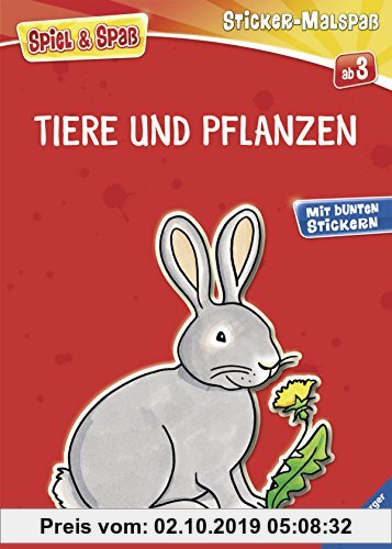 Gebr. - Spiel & Spaß - Sticker-Malspaß: Tiere und Pflanzen