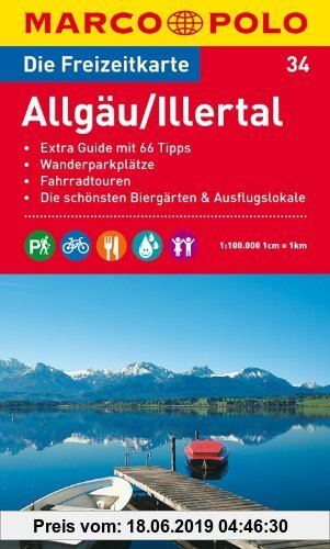 Gebr. - MARCO POLO Freizeitkarte Allgäu, Illertal 1:100:000
