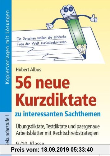 Gebr. - 9./10. Klasse - Übungsdiktate, Testdiktate und passgenaue Arbeitsblätter mit Rechtschreibstrategien: Kopiervorlagen mit Lösungen