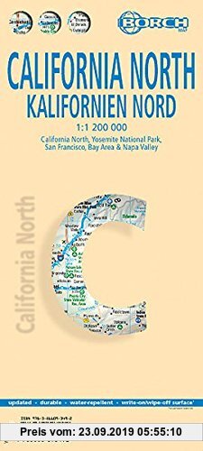 Gebr. - Kalifornien Nord / California North (Borch Map)