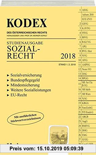 Gebr. - KODEX Sozialrecht: Studienausgabe (Kodex Studienausgabe)