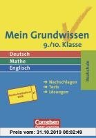 Gebr. - Mein Grundwissen. Deutsch, Mathe, Englisch. 9./10. Klasse. Realschule: Nachschlagen, Tests, Lösungen