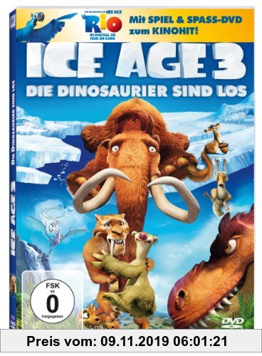 Gebr. - Ice Age 3 - Die Dinosaurier sind los (+ Rio Activity Disc) [2 DVDs]