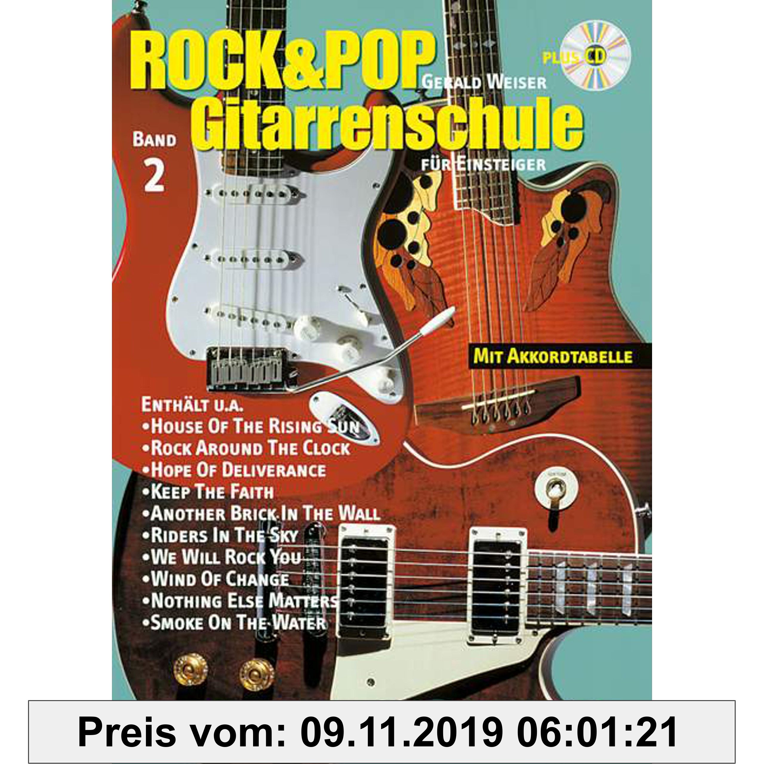 Gebr. - Rock & Pop Gitarrenschule für Einsteiger, 2 Bde. m. Audio-CDs, Bd.2 (Schott Pro Line)