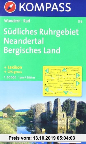 Gebr. - Südliches Ruhrgebiet - Neandertal - Bergisches Land: Wandern / Rad. 1:50.000