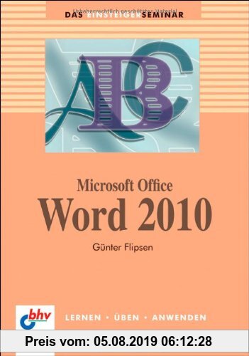 Gebr. - Microsoft Office Word 2010 (bhv Einsteigerseminar)
