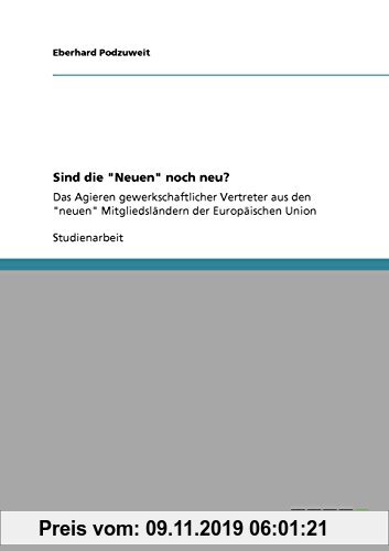 Gebr. - Sind die Neuen noch neu?: Das Agieren gewerkschaftlicher Vertreter aus den neuen Mitgliedsländern der Europäischen Union