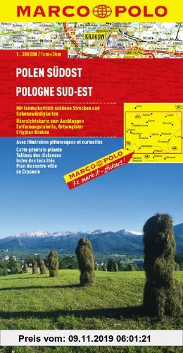Gebr. - MARCO POLO Karte Polen Südost