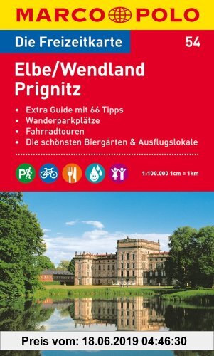 Gebr. - MARCO POLO Freizeitkarte Elbe, Wendland, Prignitz 1:100.000