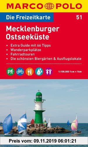 Gebr. - MARCO POLO Freizeitkarte Mecklenburger Ostseeküste 1:100.000